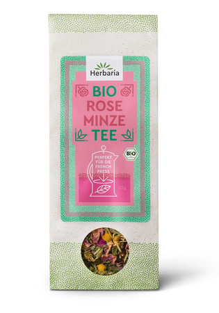 Bio herbatka ziołowa róża - mięta 20 g - sypana