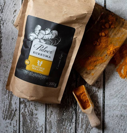 Bio kurkuma 500 g - puder