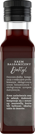 Bio krem balsamiczny Daktyl 100 ml - do sałatek, deserów