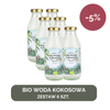  6 x Bio woda kokosowa 350 ml - 100% Zestaw