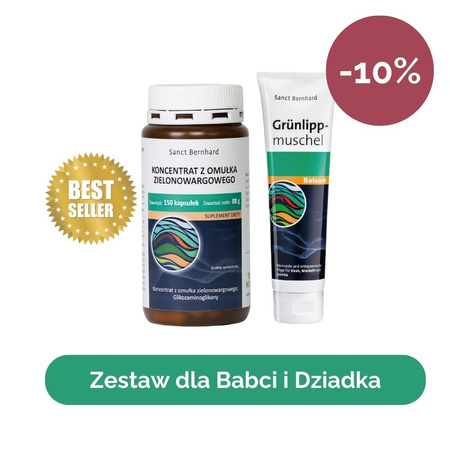 Omułek zielonowargowy - zestaw na dzień babci i dziadka