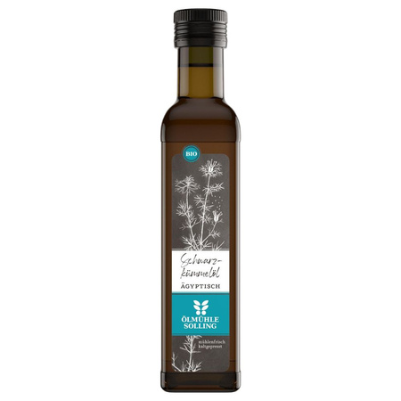 Bio olej z czarnuszki siewnej 250 ml - nierafinowany, egipski