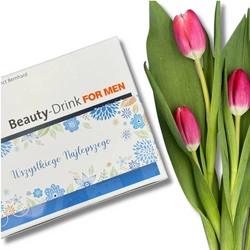 Beauty drink dla mężczyzn 30x 20 ml - z owijką okazjonalną na prezent