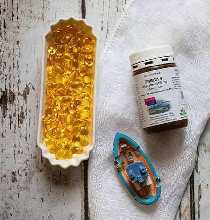 Omega 3 120 kaps. - olej rybny, EPA i DHA