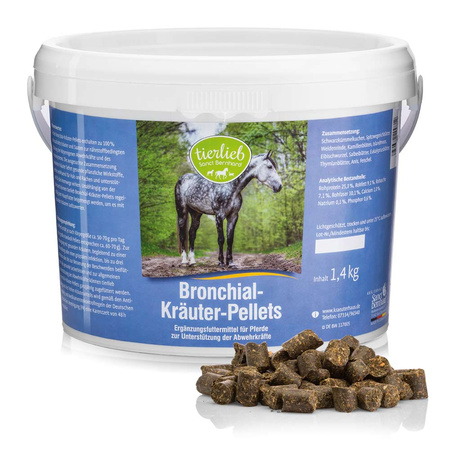 Bronchial - pellet ziołowy dla koni 1,4 kg  - tierlieb