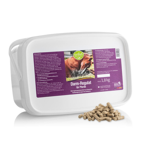 Darm regulat dla koni 1,8 kg - trawienie, minerały, drożdże, błonnik - tierlieb