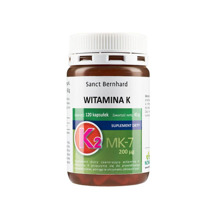 Zestaw: Witamina D3 30 ml + Witamina K 120 kaps.