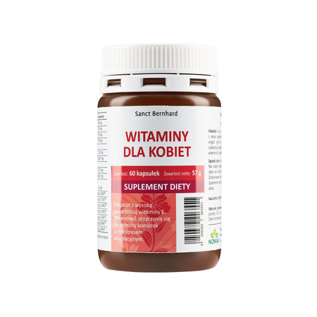 Witaminy dla kobiet 60 kaps. - olej z wiesiołka, z ogórecznika i porzeczki