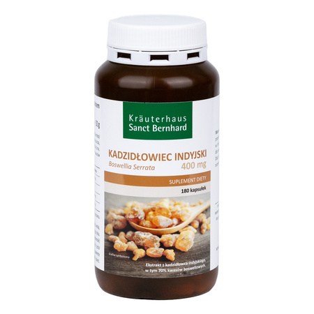 Kadzidłowiec indyjski ekstrakt 180 kaps. - Boswellia serrata 