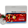 Beauty drink dla mężczyzn 30x 20 ml - kolagen, kofeina z owijką Wesołych Świąt!
